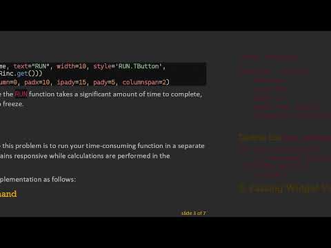 How to Fix Tkinter GUI Freezing During Long Calculations
