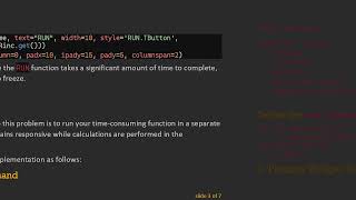How to Fix Tkinter GUI Freezing During Long Calculations