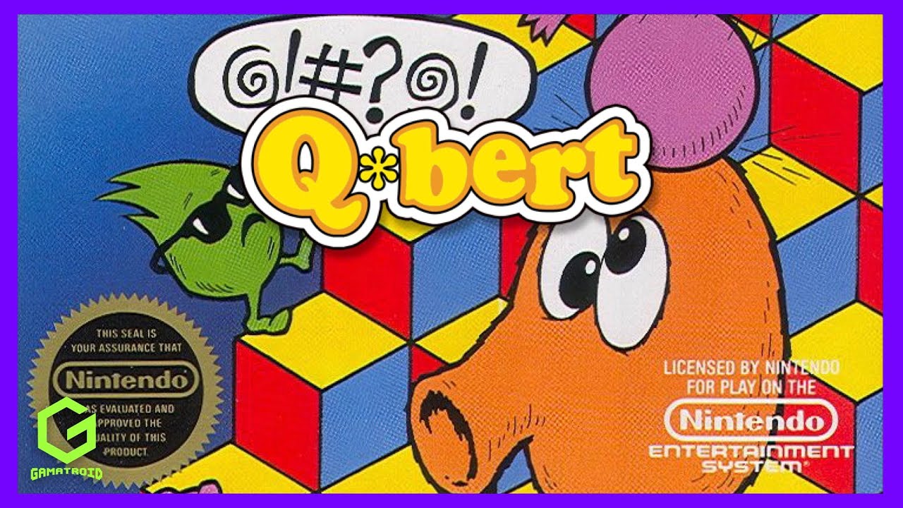 Q*bert (NES) gameplay - YouTube