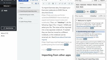 Inline tag search in Joplin (Inline Tag Navigator, v0.2.0)