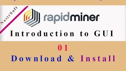 01 - RapidMiner Tutorial For Beginners | Download & Install | Introduction to RapidMiner #RapidMiner