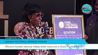 Women’s football advocate Habiba Attah honoured at Ghana Football Forum
