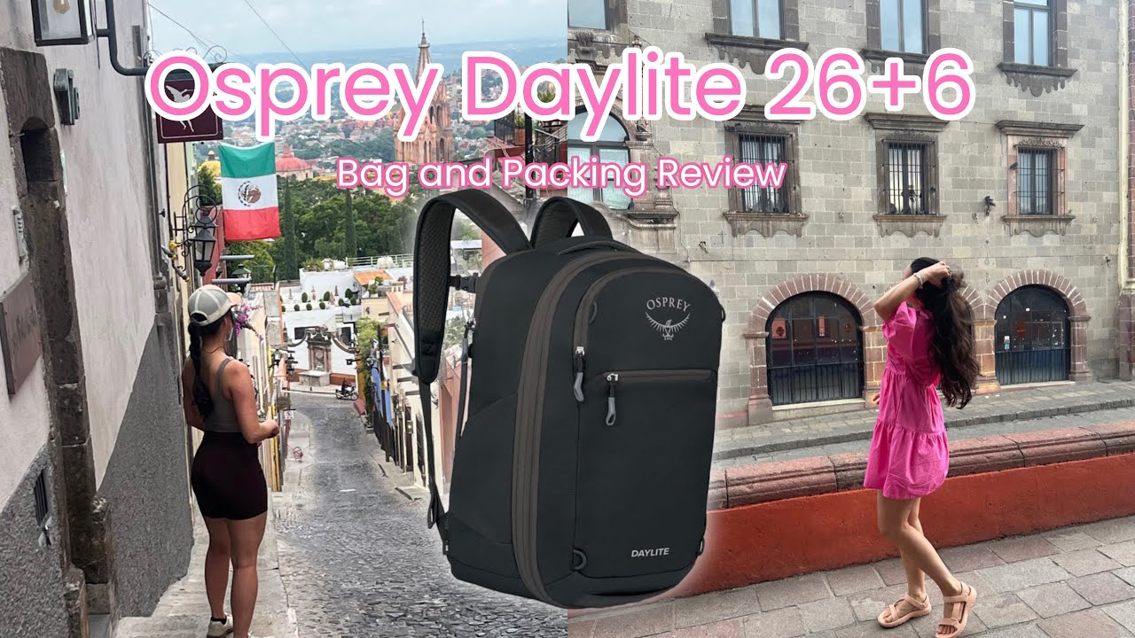 ОБЗОР УПАКОВКИ: 26+6 Osprey Daylite для двухнедельной поездки🤔🎒✅