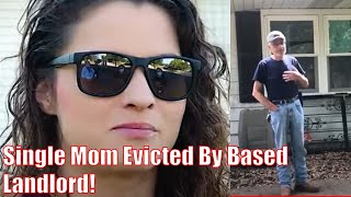 Single mother cries after eviction is caught on video!