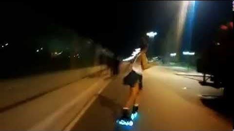 Telma Delelis - Testando as FOTHON WHEELS da Powerslide.