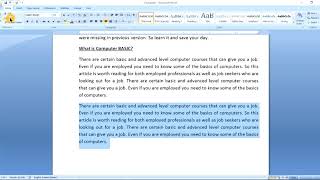Microsoft Word-Home Menu | MS Word Unit-3 | Nepali
