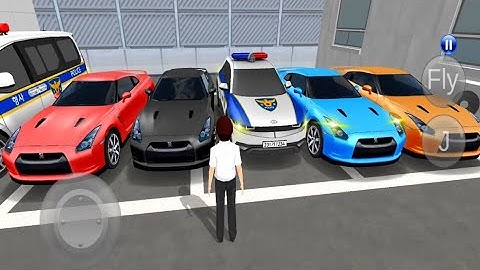 New Three SUV car vs Bullet Train - Android Game - 3D Driving Class 2025 - Android iOS Gameplay