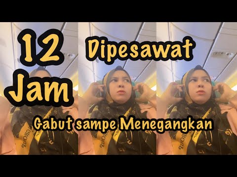 Pengalamanku naik pesawat 12 Jam !!