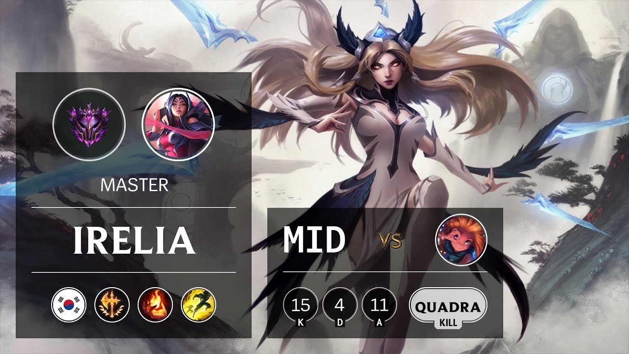 Irelia Mid vs Zoe - KR Master Patch 9.14