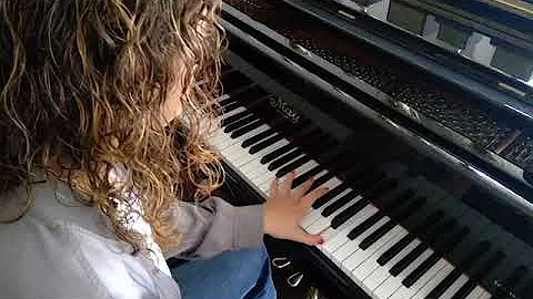 Lauren Barkley piano scales B Major.