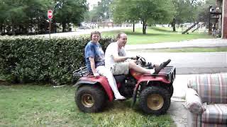 me and mom playing on the 4 wheeler 7-25-2011