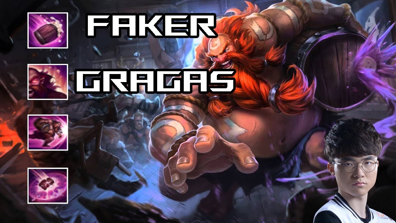 Faker - Gragas Jungler - 8.20 - Full Game - LOL #40