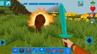 AdventureCraft 3D Block Building & Survival Craft Gameplay #4 (Android) screenshot 2