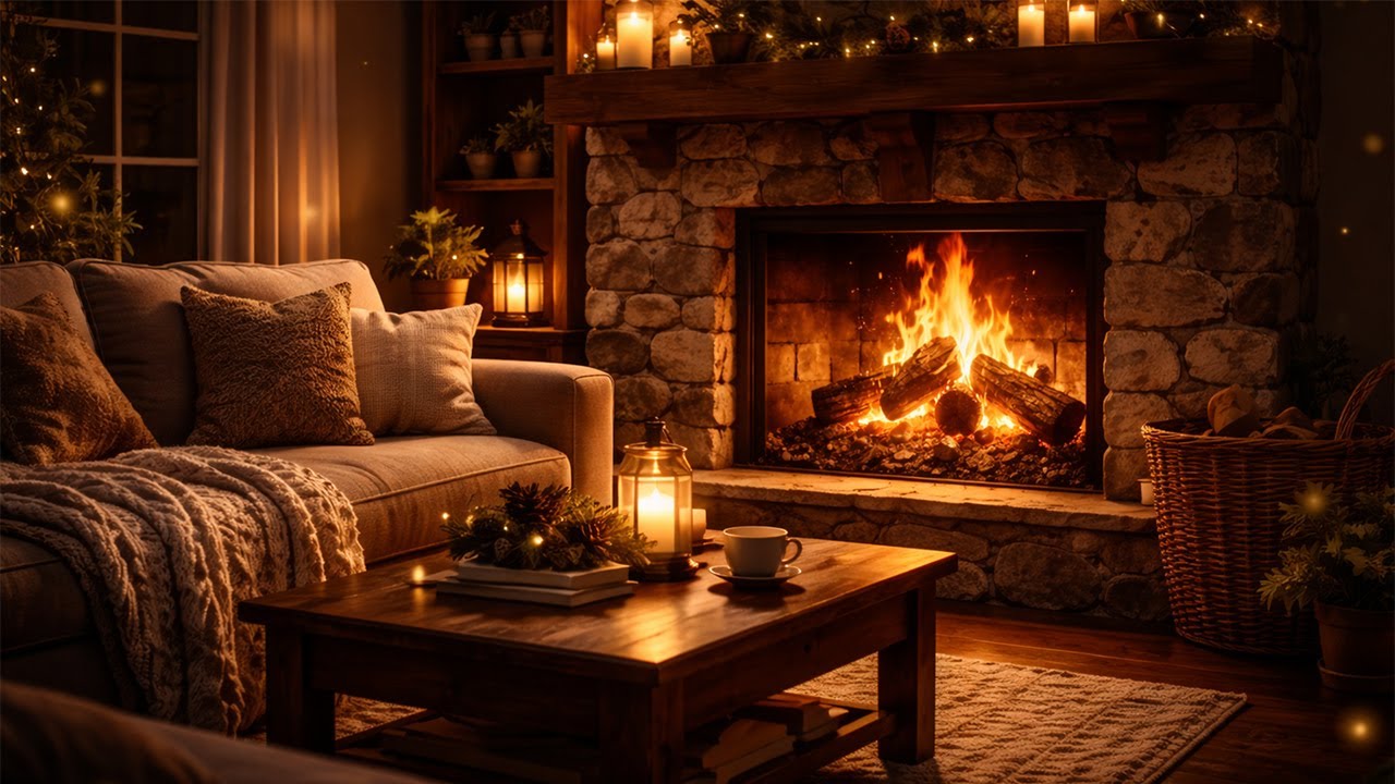 Cozy Fireplace Sounds 🔥 | Relaxing Fire Crackling for Sleep & Relaxation