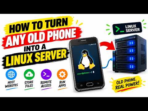 How to Turn Any Old Phone Into a Linux Server