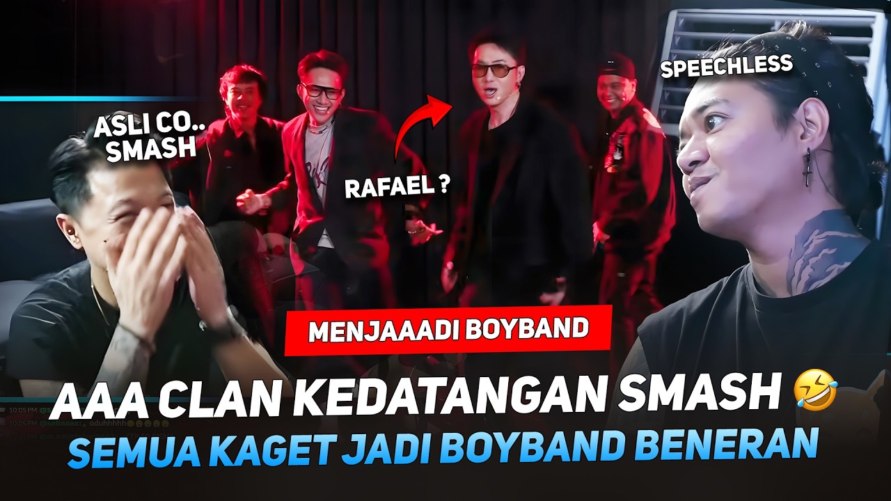 SURPRISE 🤩 AAA CLAN KEDATANGAN SMASH ASLI 😱 SEMUA KAGET JADI BOYBAND BENERAN 🤣 #MARAPTHON3