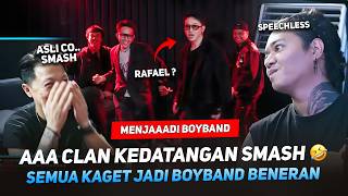 SURPRISE 🤩 AAA CLAN KEDATANGAN SMASH 😱 SEMUA KAGET JADI BOYBAND BENERAN 🤣 #MARAPTHON3