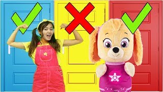 Ellie Can't Choose the Wrong Door - Toy Story 4 Movie Color Doors