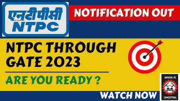 RECRUITMENT NOTIFICATION OUT ( EET) || NTPC || THROUGH GATE 2023 ||