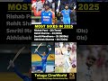 MOST SIXES IN 2025 #cricket #abhisheksharma #rohitsharma #smritimandhana #rishabhpant #viral #t20