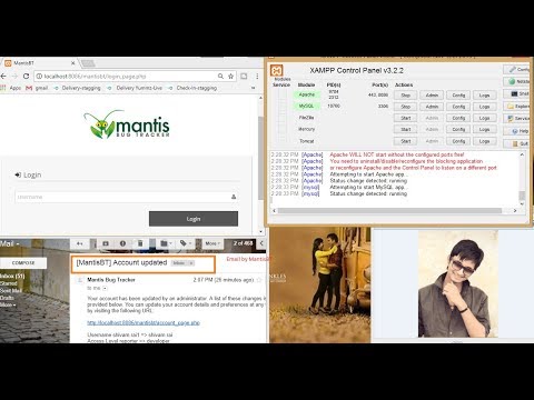 How to install Mantisbt Bugtracking Tool | Email configuration in XAMPP server | Shivam Kumar Rai