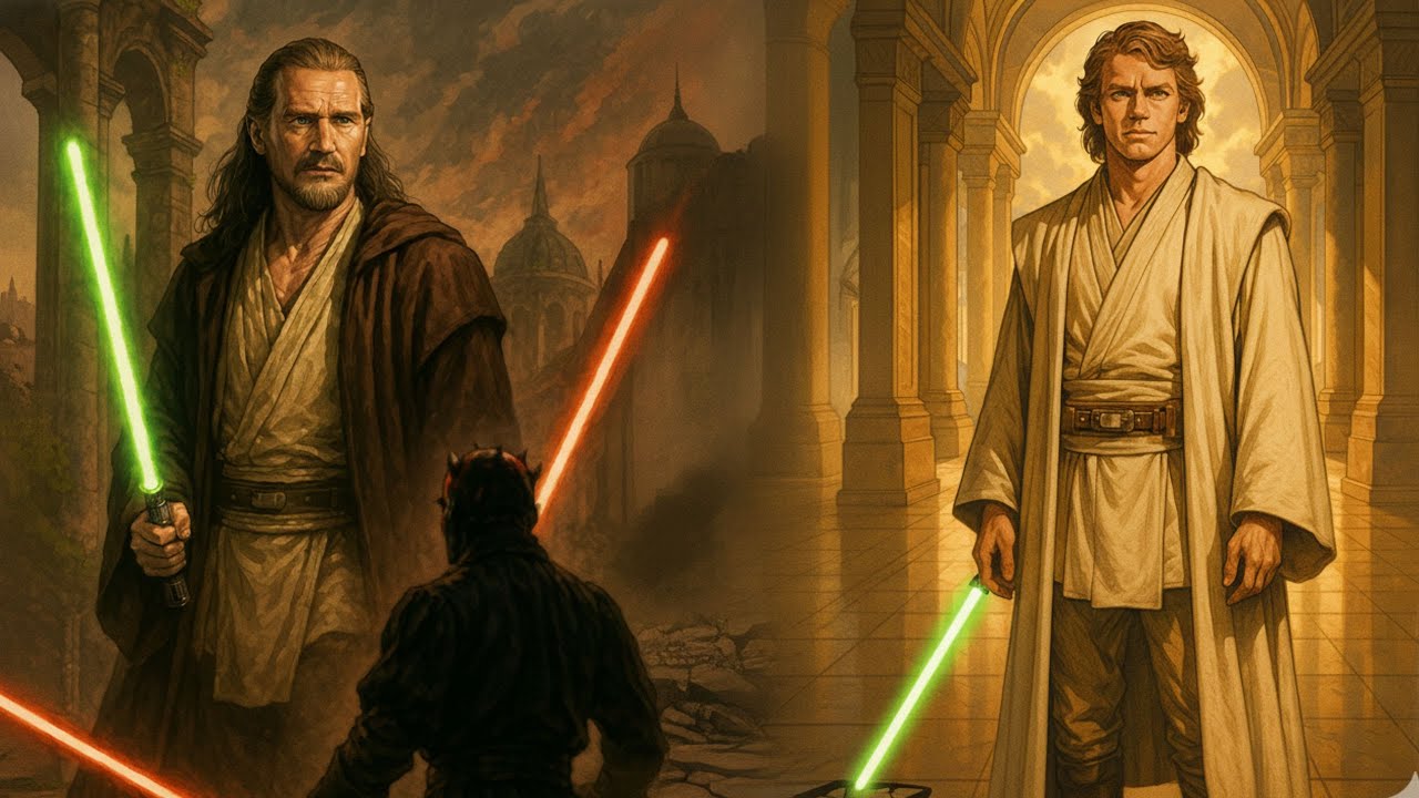 ¿Y si Qui-Gon Jinn hubiera entrenado a Anakin? Star Wars What If