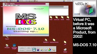 OS/2 Warp 4 - Installing and using Connectix Virtual PC running MS-DOS 7.1