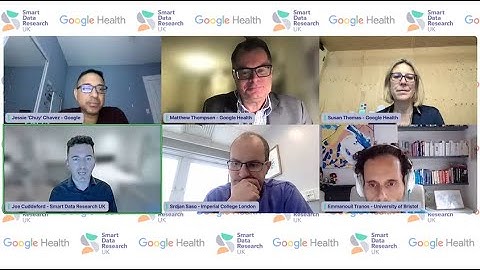 Smart Data Research UK and Google Health webinar   25 July 2024