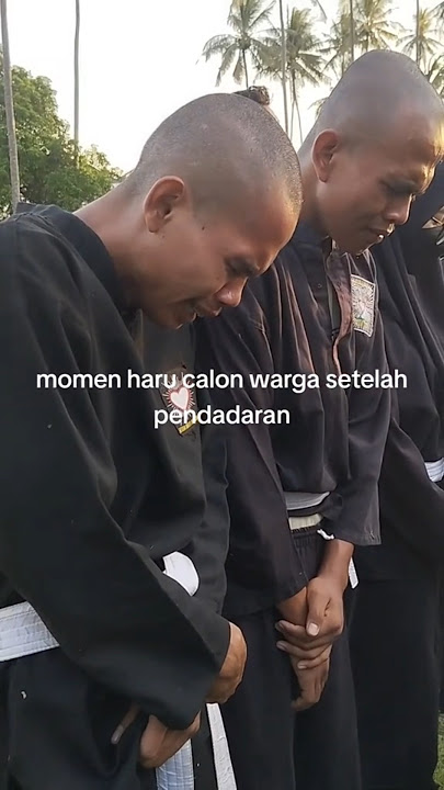 Momen Haru Calon Warga PSHT Setelah Pendadaran#psht #shots #pshtpusatmadiun
