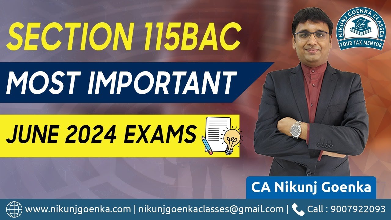 Section 115bac very important for exam all confusion cleared ca
