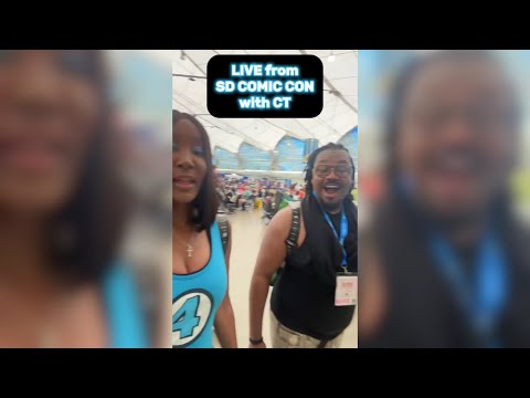 Wandering around San Diego Comic Con with CT