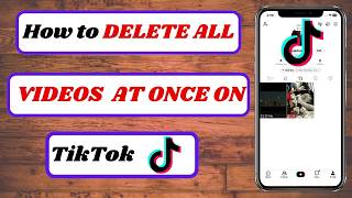 how to delete all tiktok videos at once | how to delete tiktok videos in one click | 2026