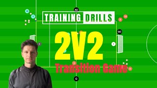 2v2 Amazing Football Transition Game with high intensity for your football Team