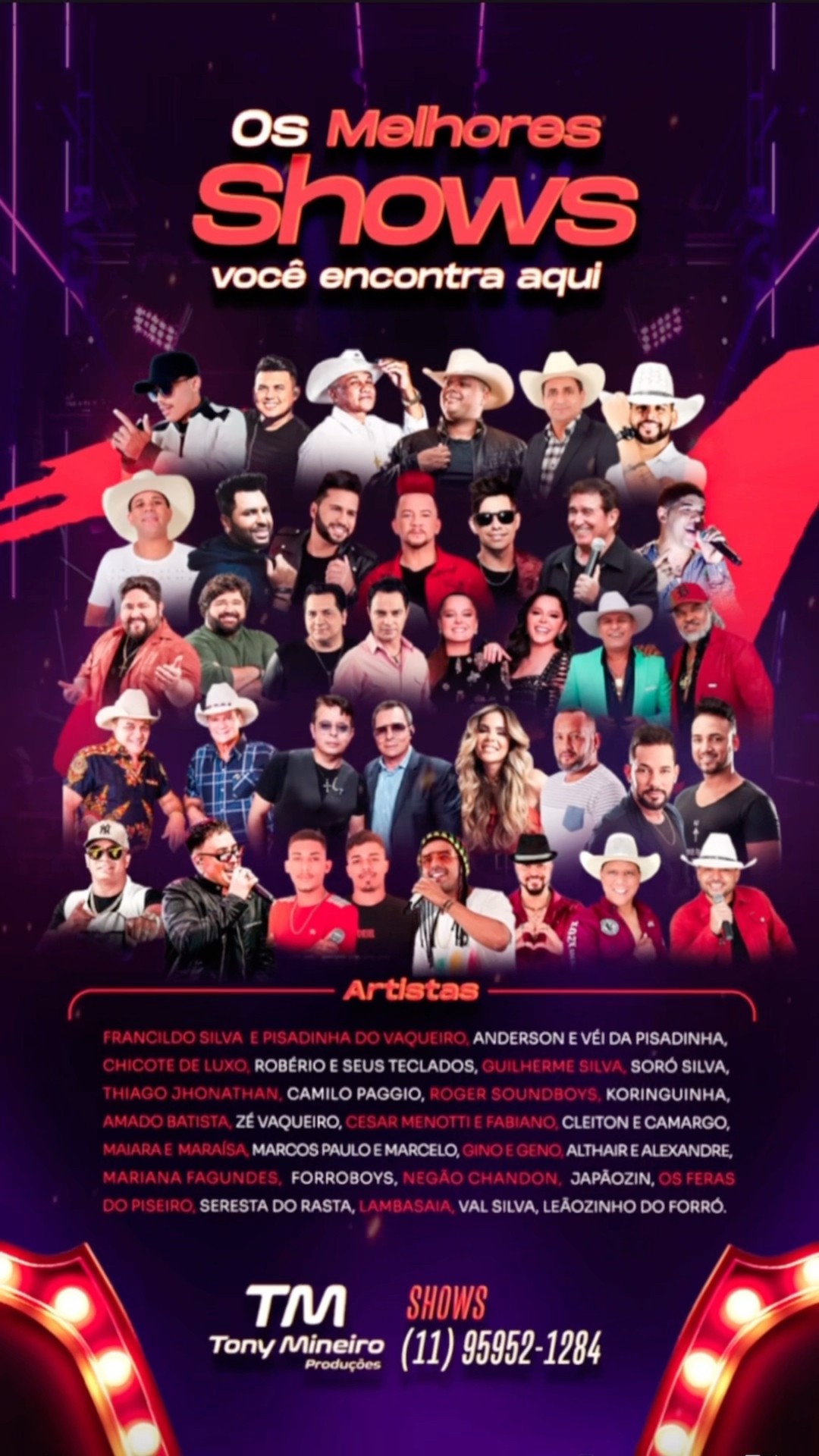 Leãozinho do forró entre os maiores shows de forró e sertanejo do Brasil #boanoiteee