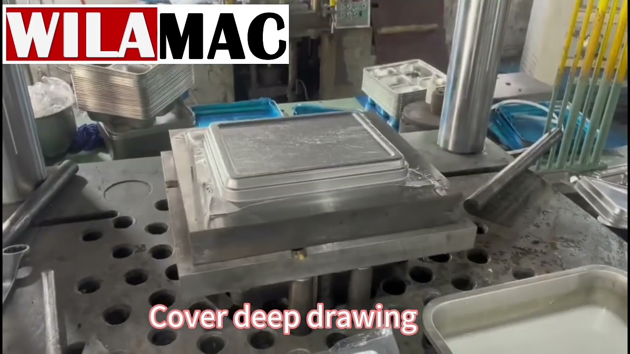 Stainless steel food tray making machine with whole production line