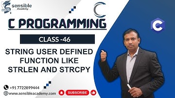 String User Defined function like strlen and strcpy