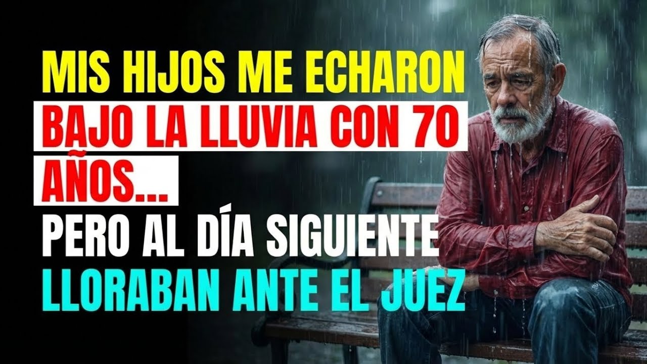 MIS HIJOS me EXPULSARON bajo la LLUVIA a los 70 AÑOS… pero al DÍA SIGUIENTE LLORARON ante el JUEZ