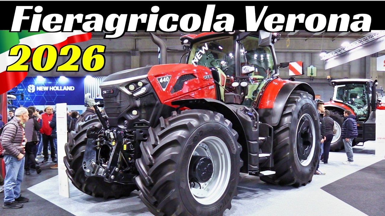 Fieragricola Verona 2026 Highlights - Agricultural Machinery Exhibition - Claas, Case, Fendt, NH