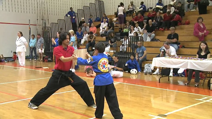 board breaking- Nicholas Place - Brown Belt - 10 y...