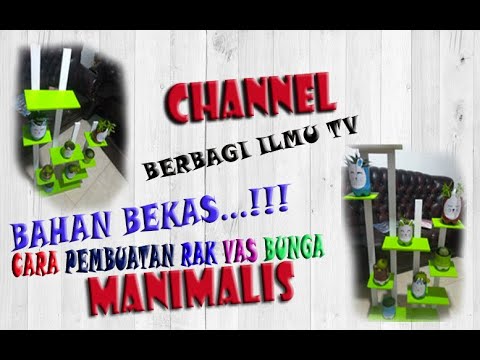  Rak  bunga  manimalis dari kayu  bekas  YouTube