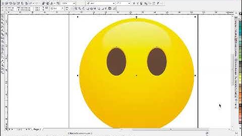 Corel draw x3 tutorial on how to make an emoji