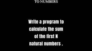 Sum of First N Natural Numbers in Java | Java Programs for Beginners