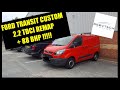 Ford Transit Custom 2.2 TDCI 2014 remap Dervtech +88 bhp