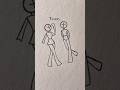 How to draw stickman body Boy and Girl Tutorial ✨