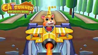 Cat Runner gameplay new update Run , jump and collect gold couns 😎 screenshot 1