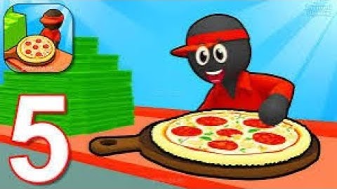 Pizza Ready - Gameplay Walkthrough Part 5 Stickman Pizza Restaurant Idle Tycoon (iOS, Android)