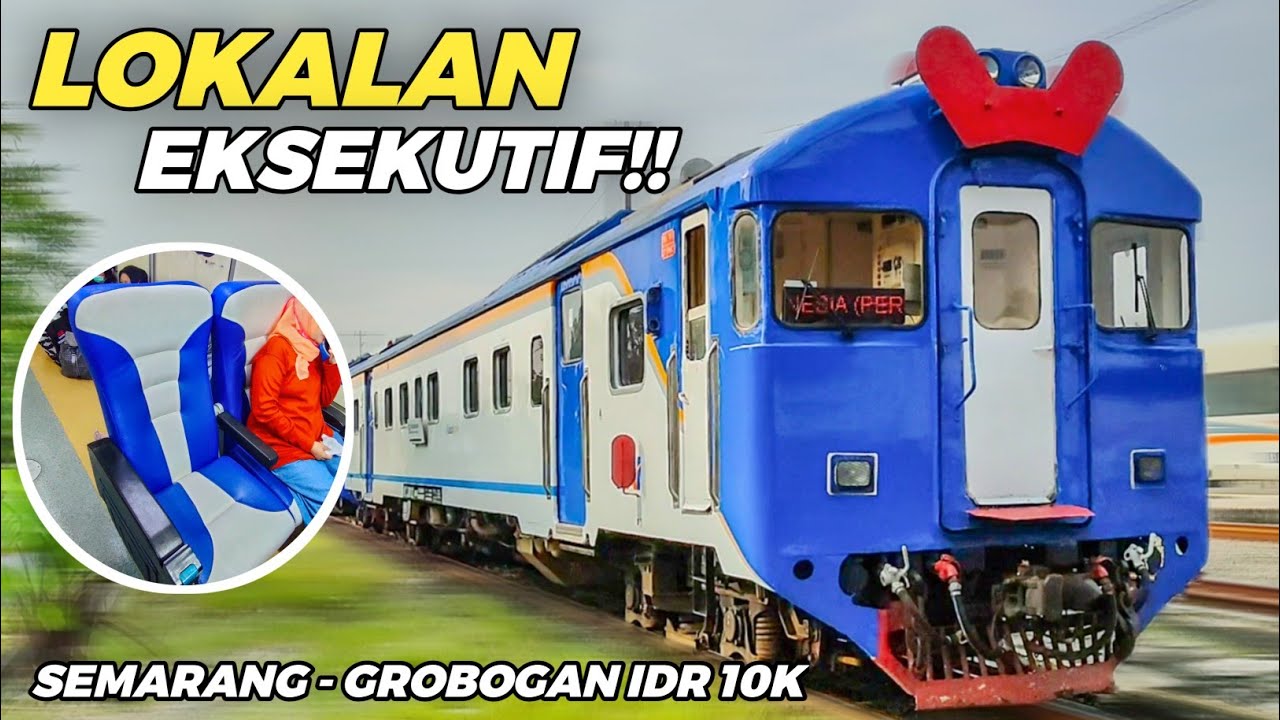 SEMARANG - GROBOGAN | NAIK KERETA API TERLANGKA TIPE MCW 302!! Trip KA Kedung Sepur ke Stasiun Gubug