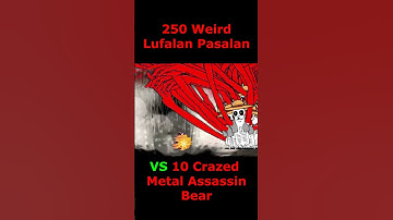 the battle cat 250 Weird Lufalan Pasalan VS 10 Crazed Metal Assassin Bear #battlecats #gaming #cat