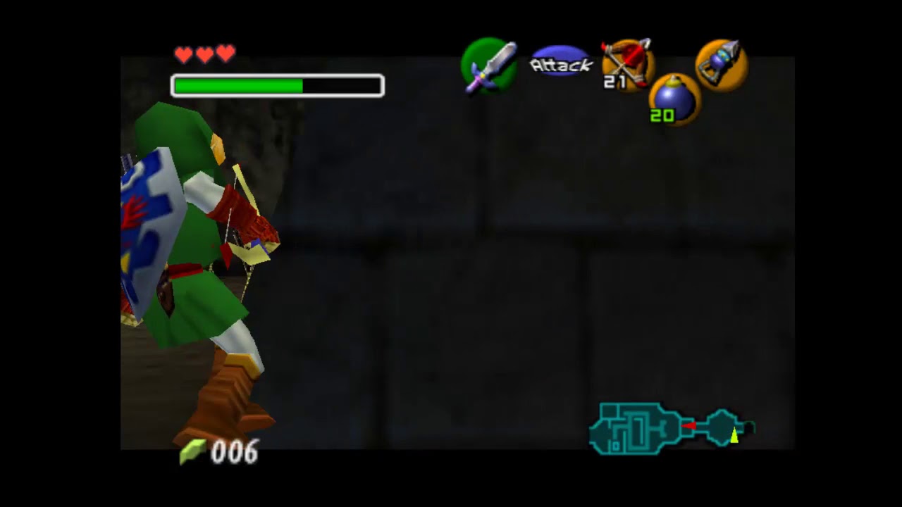 Open Shadow Temple with Fire Arrows setup