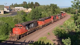 Railfanning CN on the Ex Duluth Missabe & Iron Range 7/19/19 to 7/22/19
